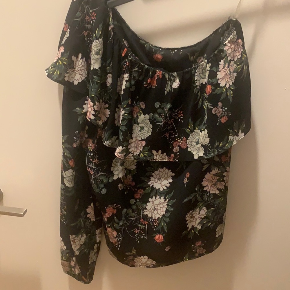 Beautiful Floral One Shoulder top